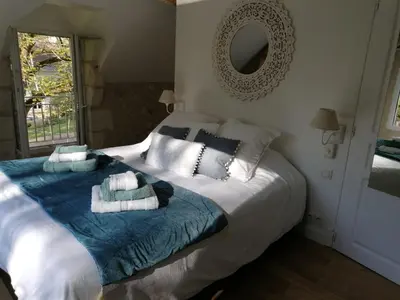 Un ou plusieurs lits dans un hébergement de l'établissement Le moulin du Mesnil