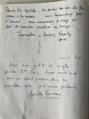 Plan de l'établissement Aux Premières Loges - Gîte de charme proche du circuit
