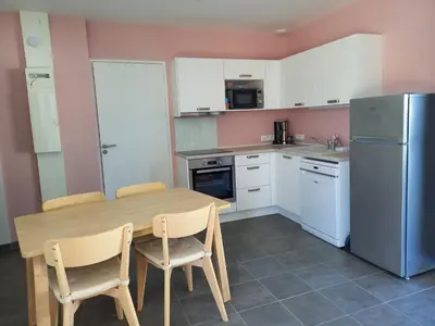 Cuisine ou kitchenette dans l'établissement La Chouette d'Amboise