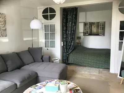 Coin salon dans l'établissement Les Tamayas