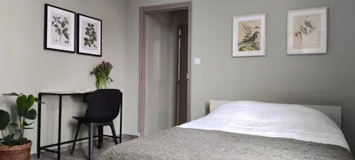 Un ou plusieurs lits dans un hébergement de l'établissement Bel Appartement Calme Tout Confort Entièrement équipé