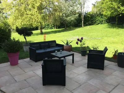 Jardin de l'établissement Chambre avec balcon et salle de bains privée