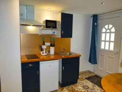 Cuisine ou kitchenette dans l'établissement Gites LA CHAUMONIERE