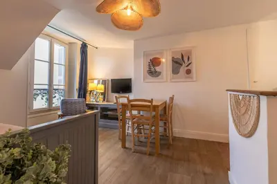Télévision ou salle de divertissement dans l'établissement ☆ Sur les toits de Blois ☆ T2 avec vue Château