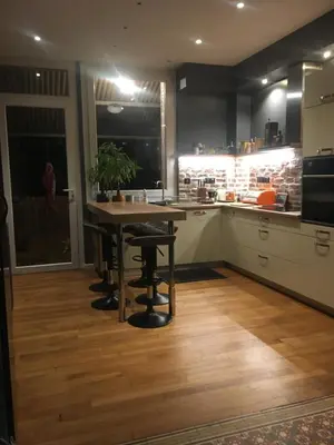 Cuisine ou kitchenette dans l'établissement Maison cosy à 2km du circuit bugatti des 24h