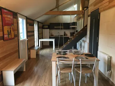 Cuisine ou kitchenette dans l'établissement L'Escale - Maison avec Jardin - 4min du Zoo de Beauval
