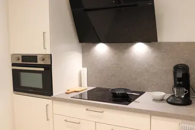 Cuisine ou kitchenette dans l'établissement Le Mans Hypercentre - proche place République