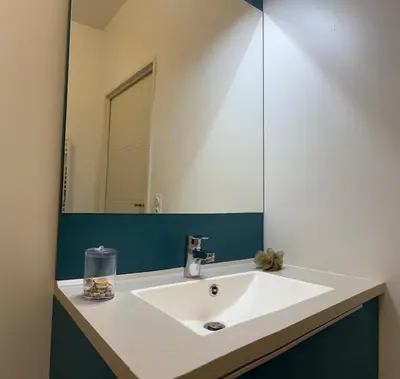 Salle de bains dans l'établissement Appartement calme,lumineux ,hyper centre TOURS