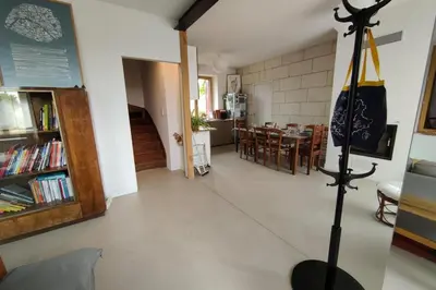 Coin salon dans l'établissement Bel Air Frais proche Beauval & châteaux de la Loire