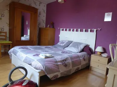 Un ou plusieurs lits dans un hébergement de l'établissement Chambres proches circuit