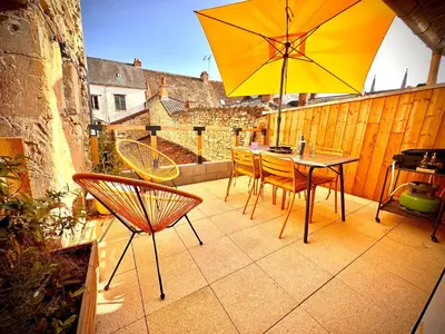 Terrasse ou espace extérieur de l'établissement Le Petit Cardinal