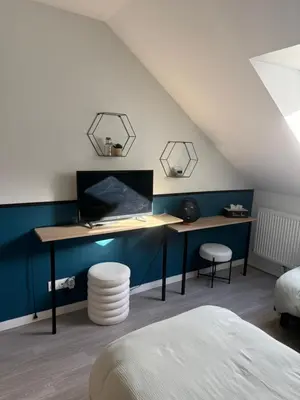 Un ou plusieurs lits dans un hébergement de l'établissement Chambre chez particulier proche circuit 24h