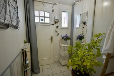 Salle de bains dans l'établissement MAISON DE VILLE