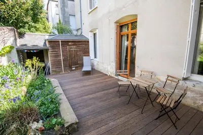 Balcon ou terrasse dans l'établissement In the heart of silence - Nice house