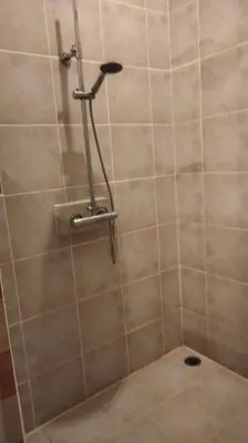 Salle de bains dans l'établissement Gîte de l'Octroy Poitou
