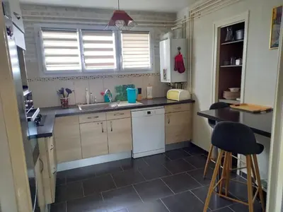 Cuisine ou kitchenette dans l'établissement la Loire douceur de vivre