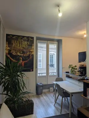 Cuisine ou kitchenette dans l'établissement Les jardins de Beauverger