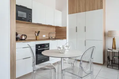Cuisine ou kitchenette dans l'établissement Hyper centre vue bords Loire #confort #luxe