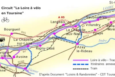 Plan de l'établissement Tiny house sur la Loire à vélo à Villandry