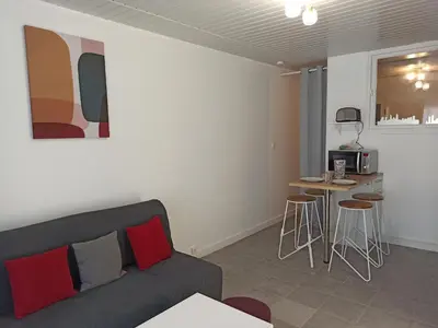 Cuisine ou kitchenette dans l'établissement Le Saint-Jacques - Hypercentre