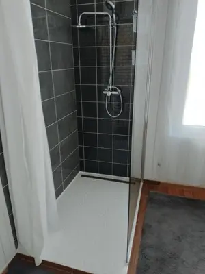 Salle de bains dans l'établissement Chez patrice