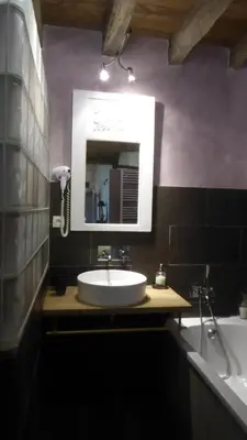 Salle de bains dans l'établissement Le Clos de La Pinsonnière