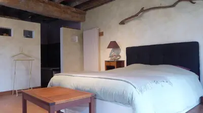 Un ou plusieurs lits dans un hébergement de l'établissement Le Clos de La Pinsonnière