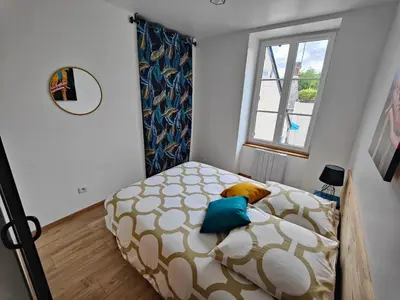 Un ou plusieurs lits dans un hébergement de l'établissement L'OASIS - Maison rénovée à 10 min de Beauval