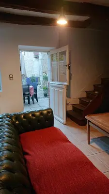 Coin salon dans l'établissement Ma Maison Chambourgeoise