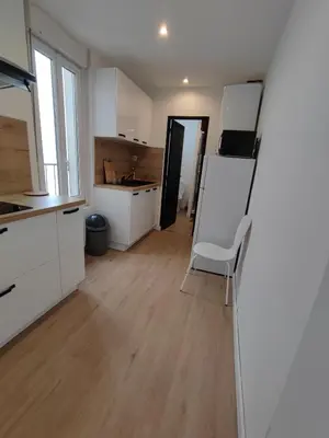 Cuisine ou kitchenette dans l'établissement Alsace N°3