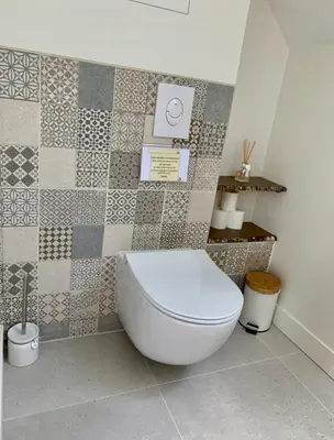 Salle de bains dans l'établissement Chambres d'hôtes L'Escale Charmante