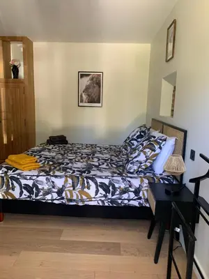 Un ou plusieurs lits dans un hébergement de l'établissement Chambres d'hôtes L'Escale Charmante