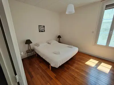 Un ou plusieurs lits dans un hébergement de l'établissement Maison Val de Cher