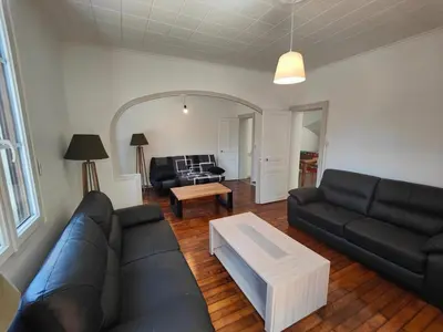 Coin salon dans l'établissement Maison Val de Cher
