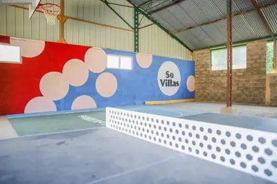 Plan de l'établissement Crazy Villa Noé Michel 72 - Heated pool - Basket - 2h Paris - 30p