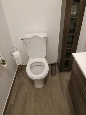 Salle de bains dans l'établissement Pleinitude
