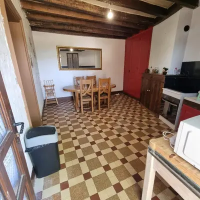Cuisine ou kitchenette dans l'établissement A la 4L