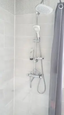 Salle de bains dans l'établissement La campagne à 5 minutes de Tours.