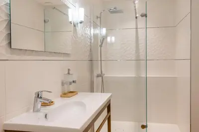 Salle de bains dans l'établissement Villa Misano