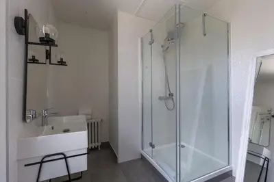 Salle de bains dans l'établissement Villa Misano
