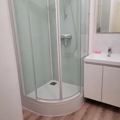 Salle de bains dans l'établissement la petite montagne