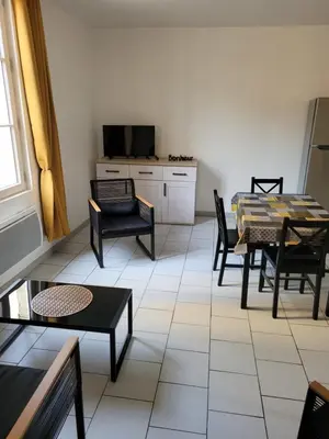 Cuisine ou kitchenette dans l'établissement la petite montagne