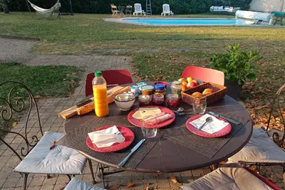 Nourriture dans le B&B/chambre d'hôtes ou à proximité
