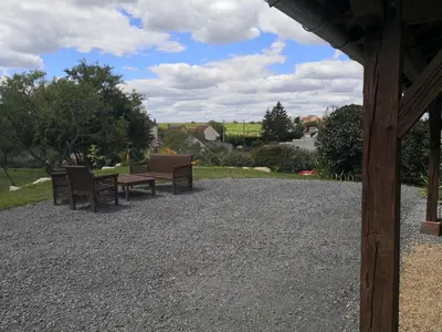 Jardin de l'établissement Le Pressoir-Gîte 2-4 personnes