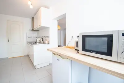 Cuisine ou kitchenette dans l'établissement Parenthèse lumineuse au cœur d’Amboise