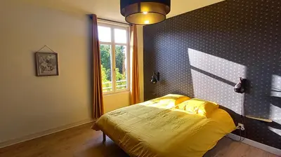 Un ou plusieurs lits dans un hébergement de l'établissement Histoire de Loire - Savennières sdb partagée