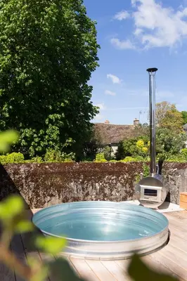 Jardin de l'établissement Maison d'hôtes le détour en pleine nature