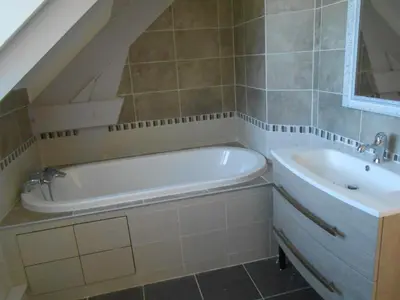 Salle de bains dans l'établissement Refuge au calme