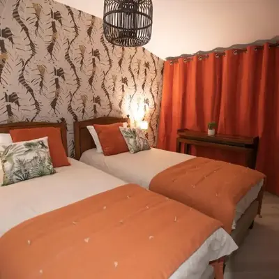 Chambre Jungle dans maison d'hote 