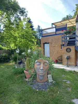 Jardin de l'établissement Gîte de la Poterie Fenêtre sur Loire